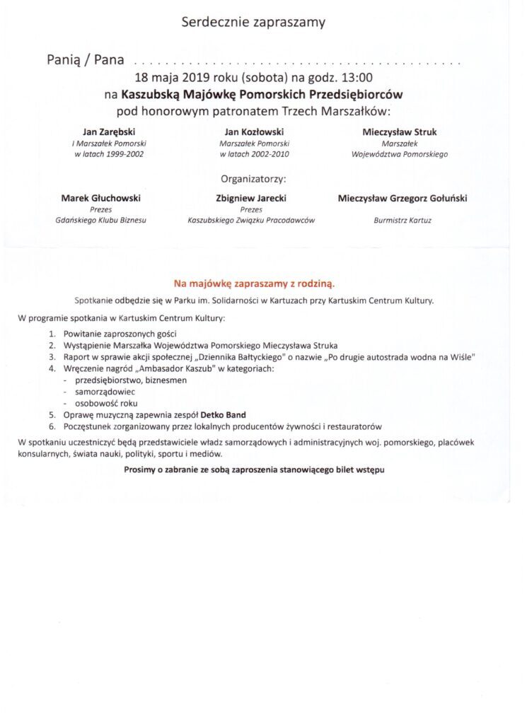 MAJOWKA 2019 ZAPROSZENIE 0 001