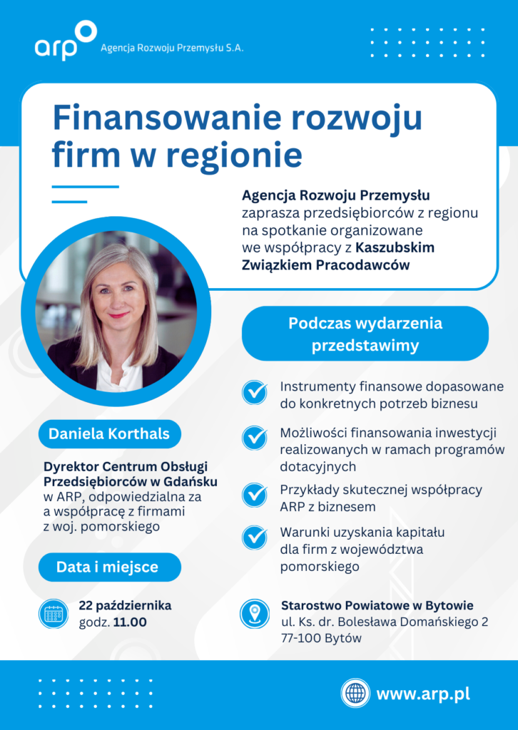 Agencja Rozwoju Przemysłu Zaproszenie na spotkanie KZP_22.10.2025